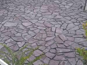 اجرای سنگ ورقه ای