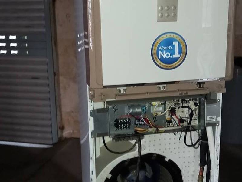 نصب اسپیلت ایستاده با گارانتی