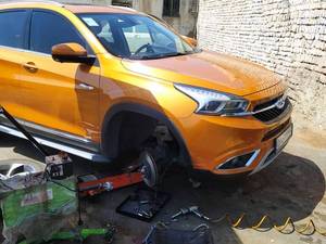 تراش و تابگیری دیسک چرخ تیگو 