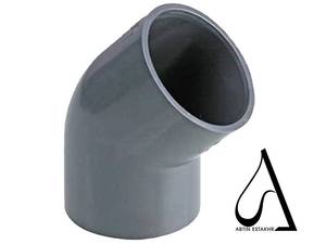 زانو چسبی ۴۵ درجه solvent cement سایز ۶۳