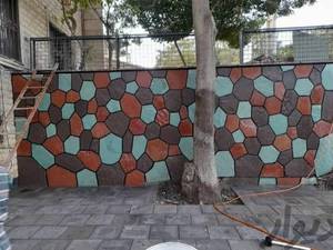 اجرای دیوار ویلا با سنگ مالون