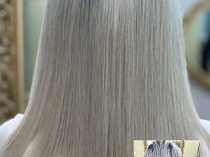 بوتاکس روی موهای به شدت کشسان