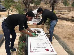 سنگ قبر مشکی  اسفراین خراسان