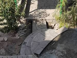 اجرای سنگ لاشه سنگ مالون 