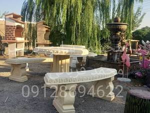 میز و نمیکت بتنی 