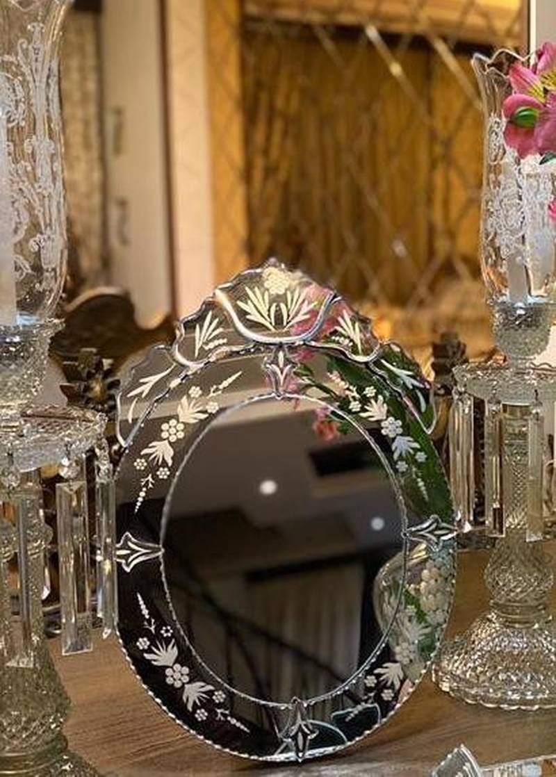 آینه بیضی هفت سینی