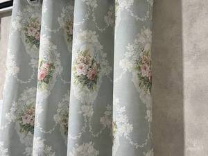  پرده گلدار  اتاق خواب