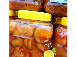ترشی لیمو ترش۱۰کیلویی هرمزگانی (برندلیموما)