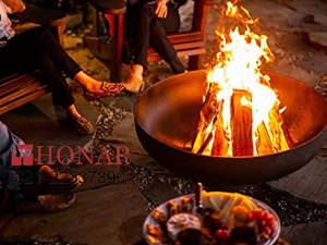 اجرای انواع آتشدان ویلایی